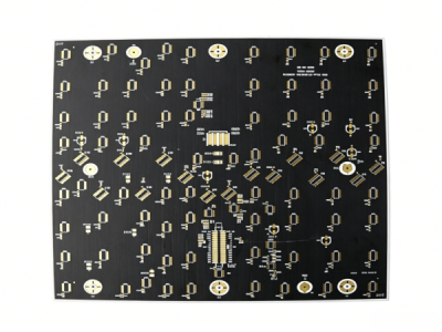 6层1阶HDI沉金黑油LED驱动PCB