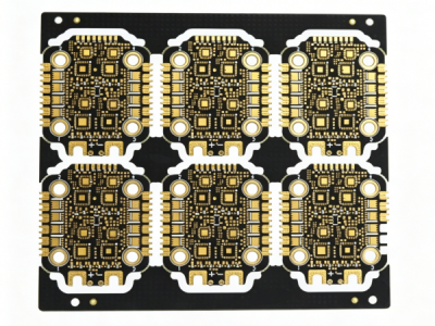 8层沉金黑油2oz厚铜拼板PCB
