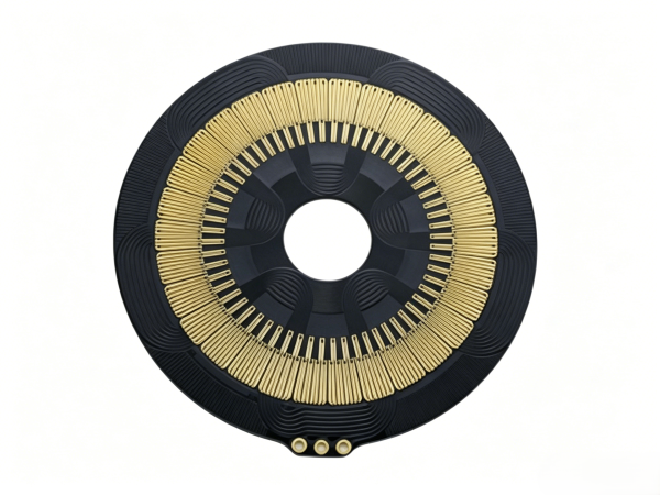 6层FR-4圆形沉金放射状布线PCB