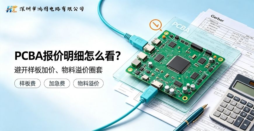 PCBA报价明细怎么看？避开样板加价、物料溢价圈套