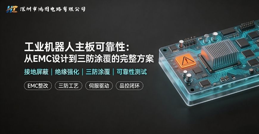 工业机器人电路板抗干扰难题？EMC整改+三防涂覆实操方案