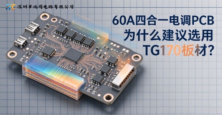 60A四合一电调PCB为什么建议选用TG170板材？热可靠性选型指南